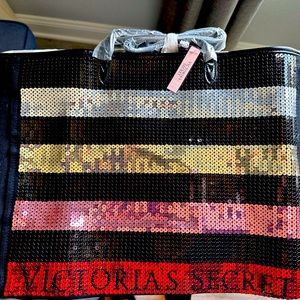 NWT Victoria’s Secret Sequined Tote